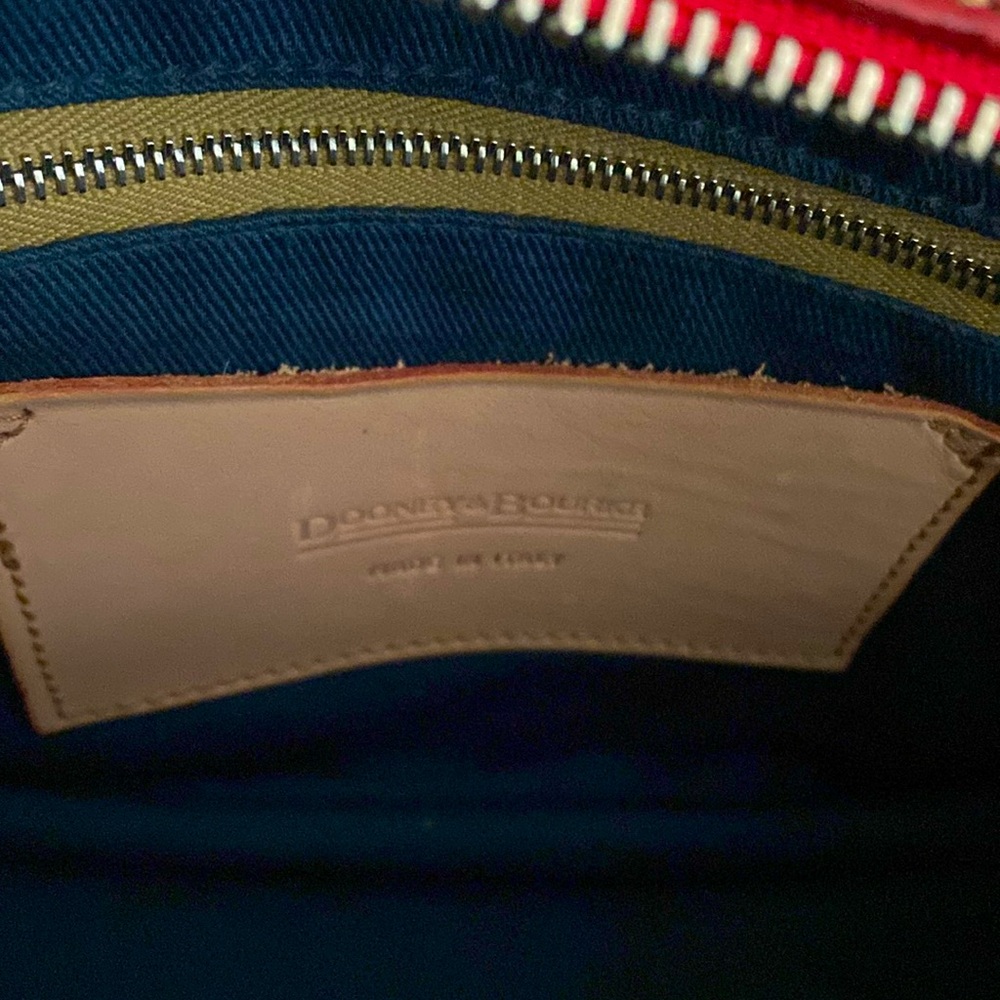 Dooney & Bourke Red Leather “Mini” ALTO Satchel Made in Italy🇮🇹 - Picture 10 of 12